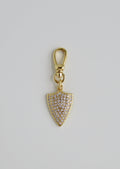 Diamond Shield Charm on Clasp