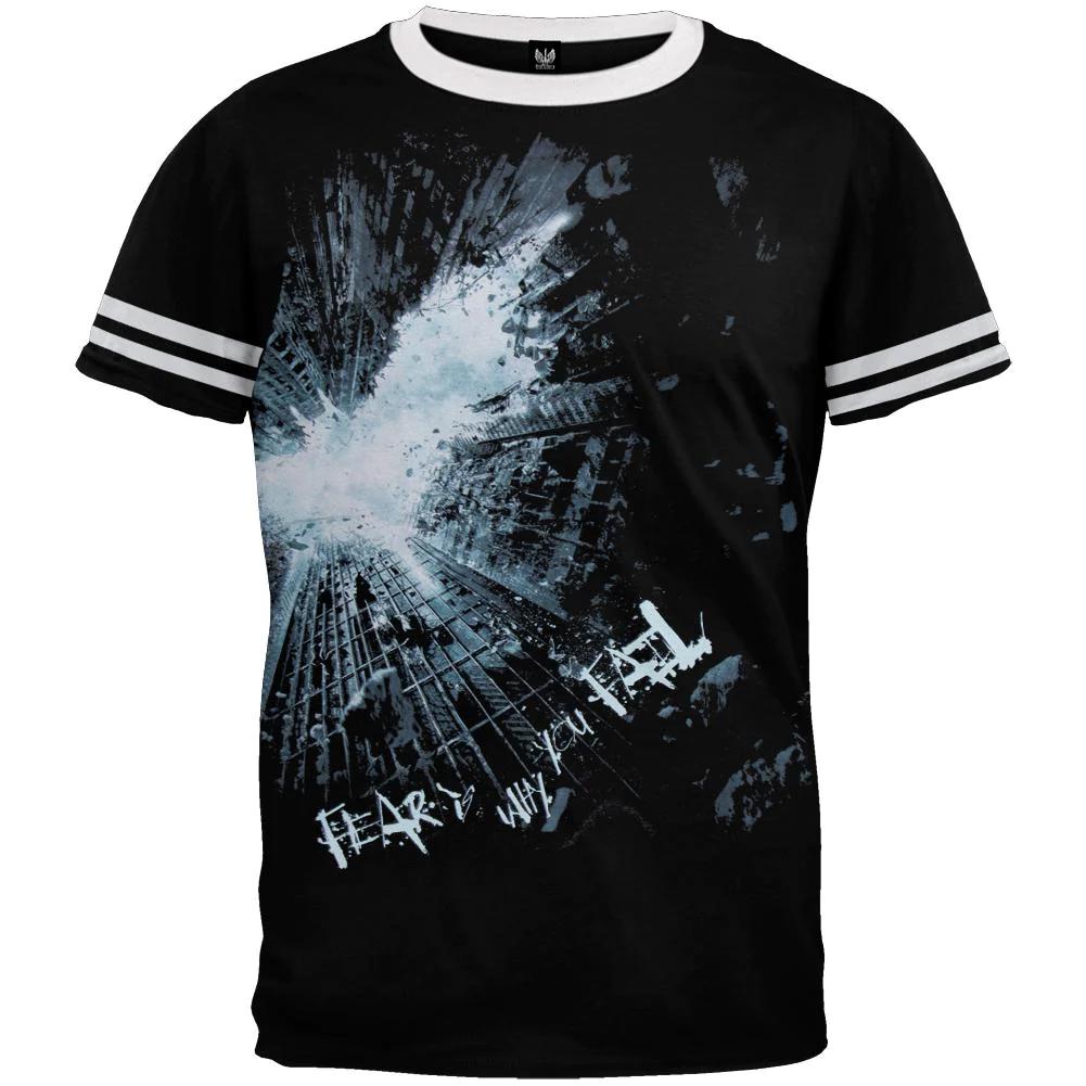 Batman - The Dark Knight Rises Movie Tee Fear Ringer T-Shirt