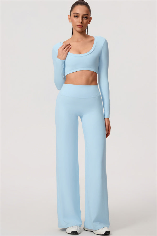 The Nestle Long Sleeve Crop Top