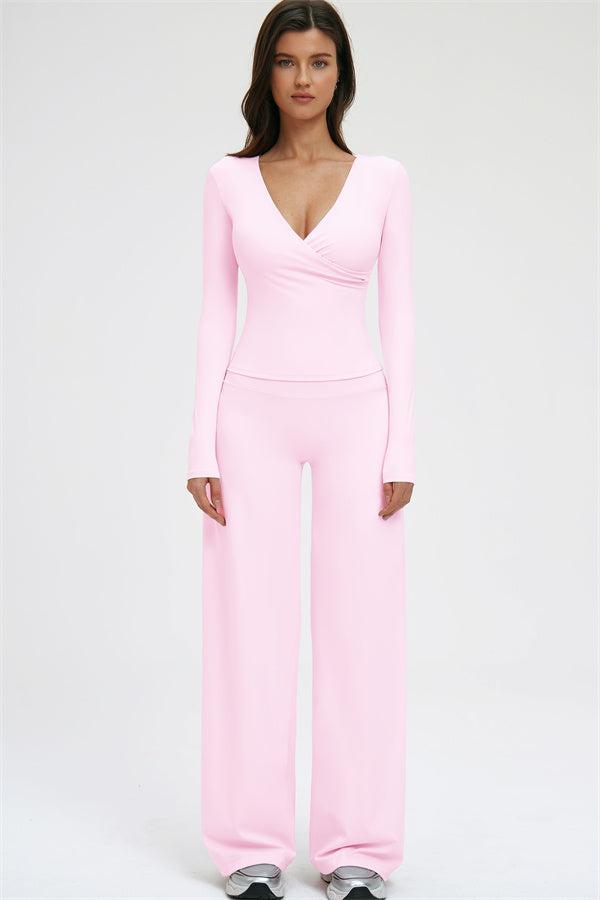 The Twirl Long Sleeve T-shirt New Straight Leg Pants 2-Piece Set