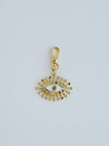 Blanc Evil Eye Pendant - Swivel Clasp
