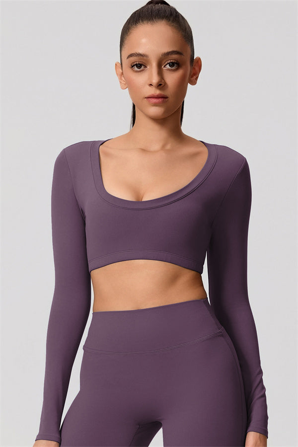 The Nestle Long Sleeve Crop Top