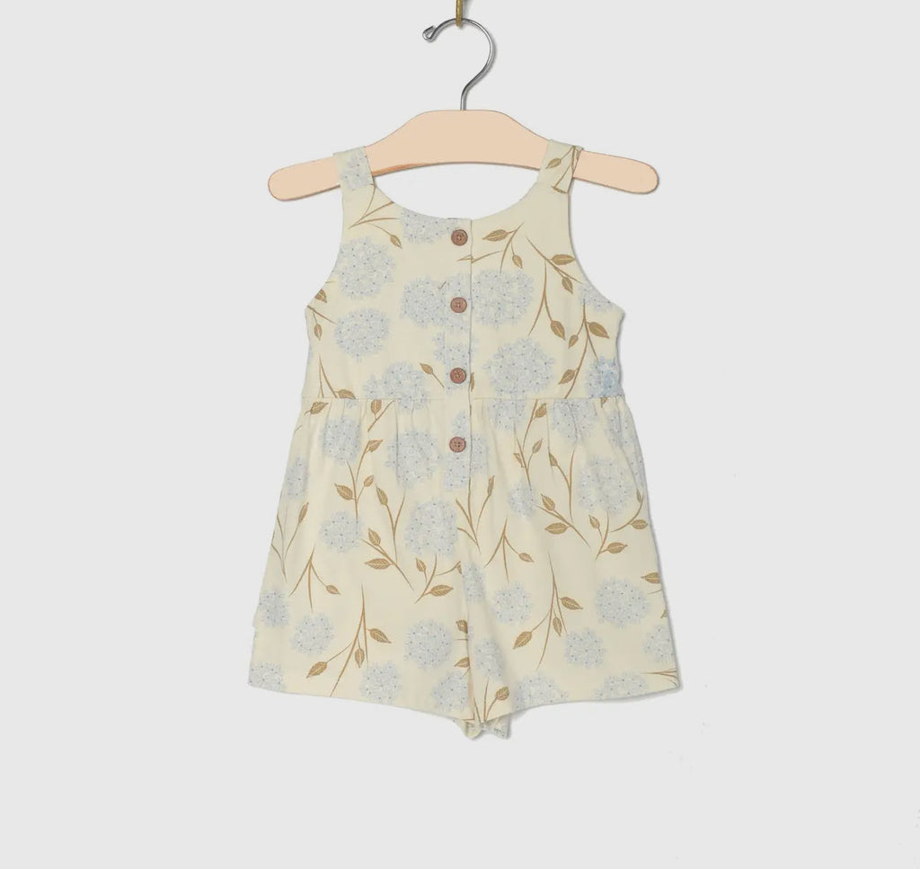 City Mouse Tank Romper- Hydrangea