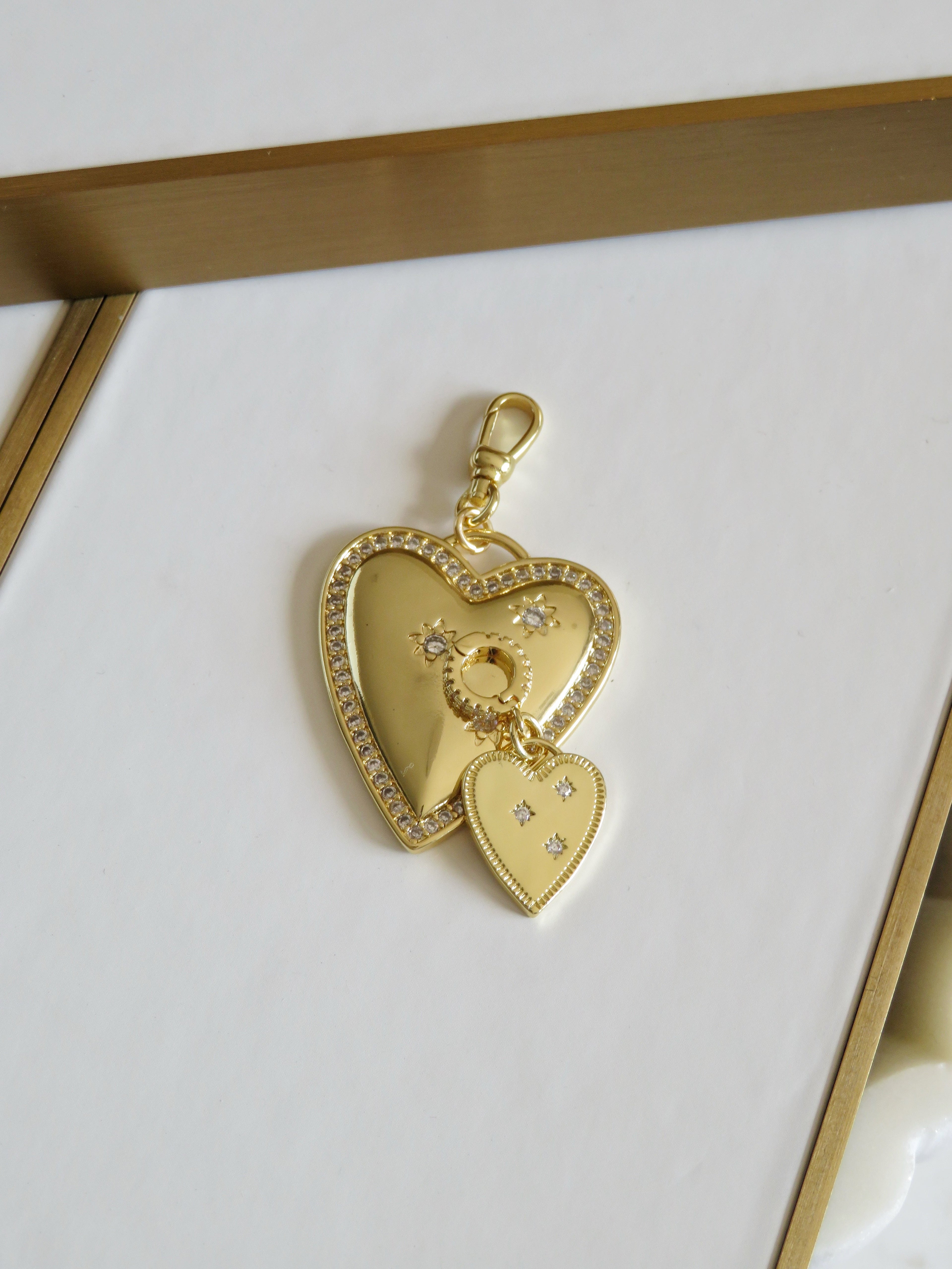 Big Love Celestial Heart Pendant on Swivel Clasp