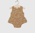 City Mouse Tulips Skirted Bodysuit