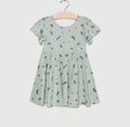 City Mouse Twirl Dress- Eucalyptus