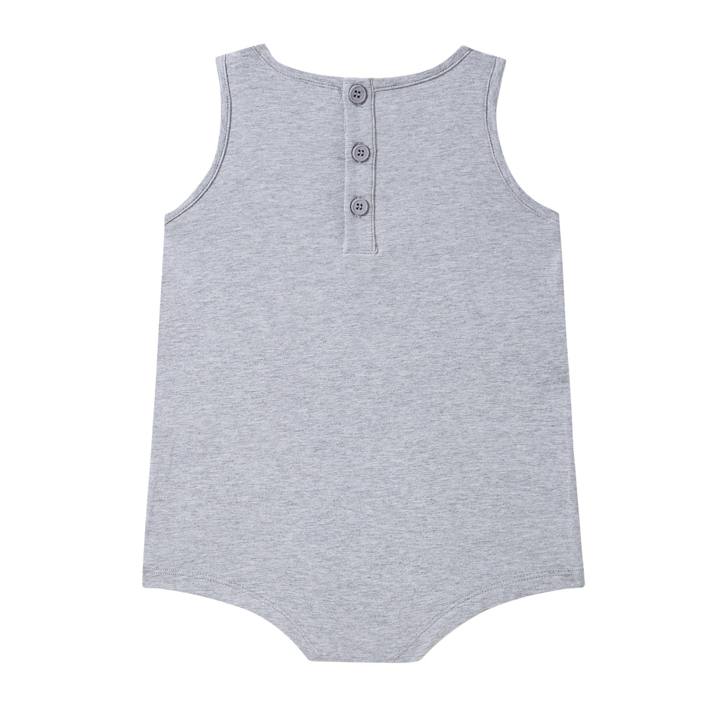 Coastal Grey Boys Romper