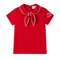 Coastal Red Tie Tee