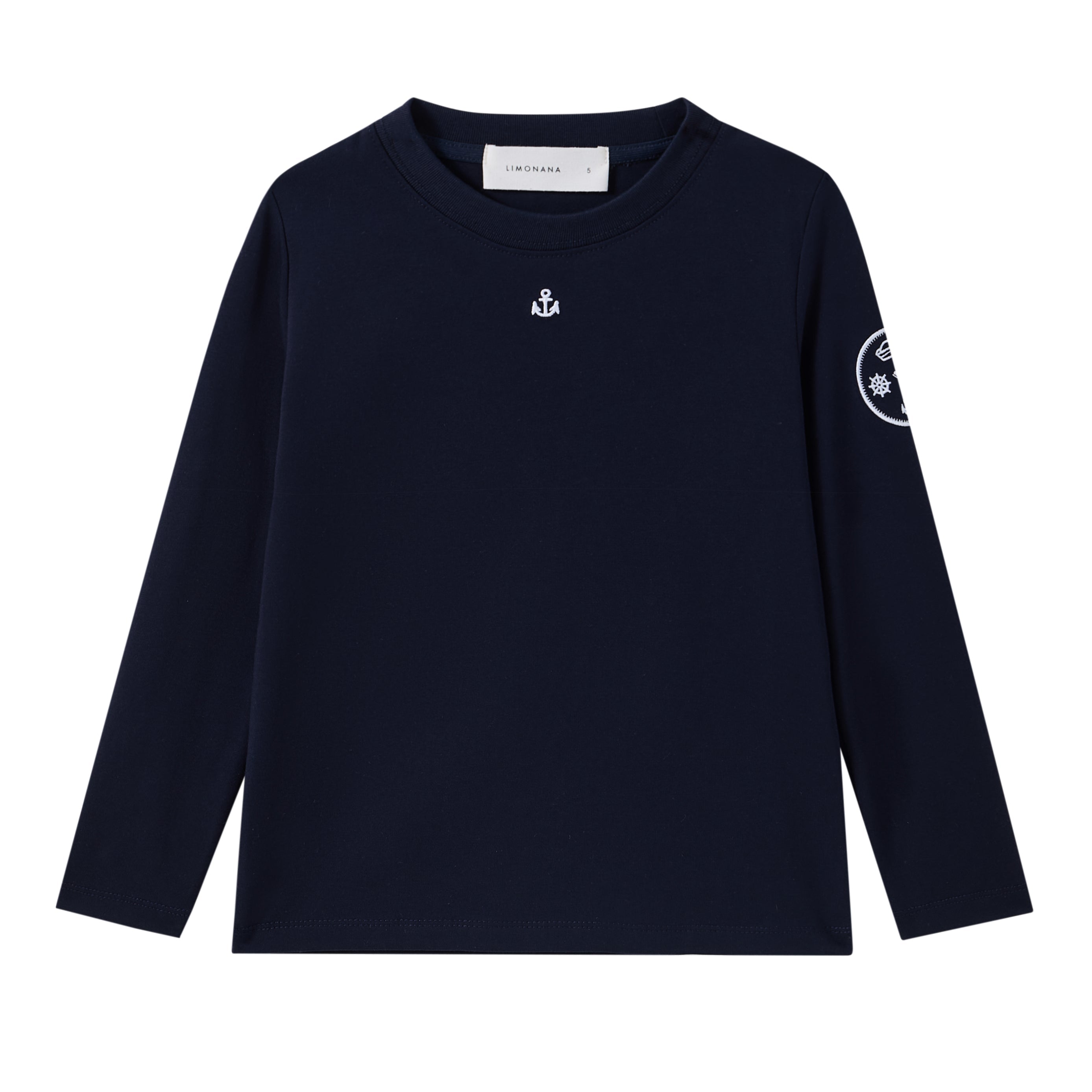 Coastal Navy Girls Tee