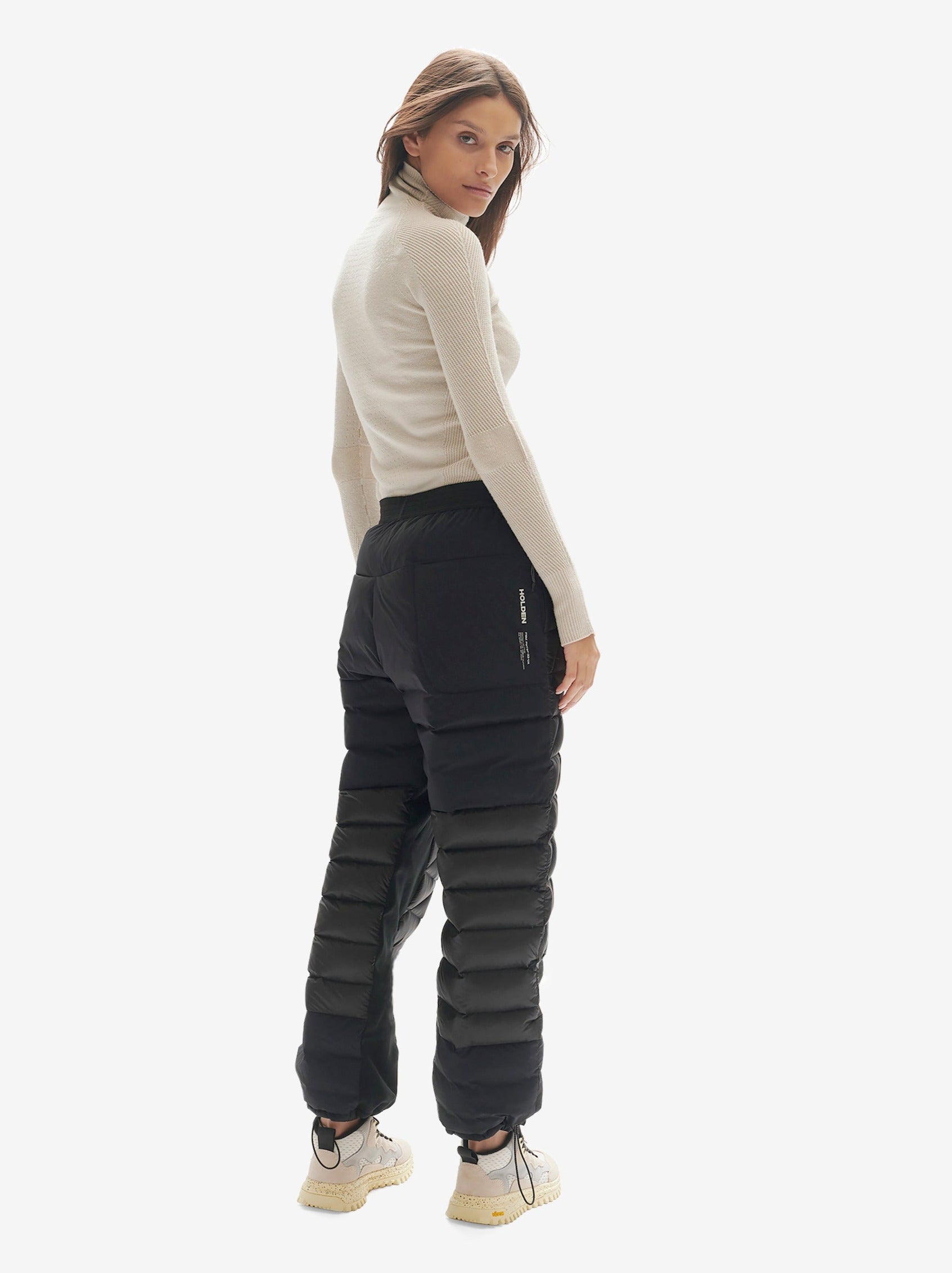 Hybrid Down Sweatpant - Black