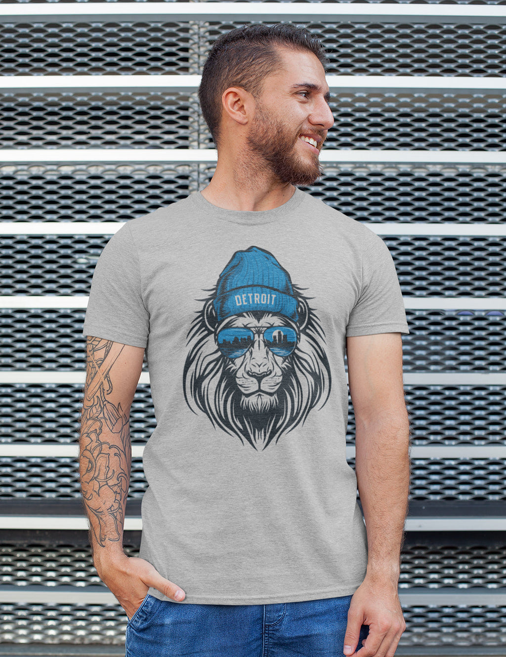 Lion Head - Heather Silver