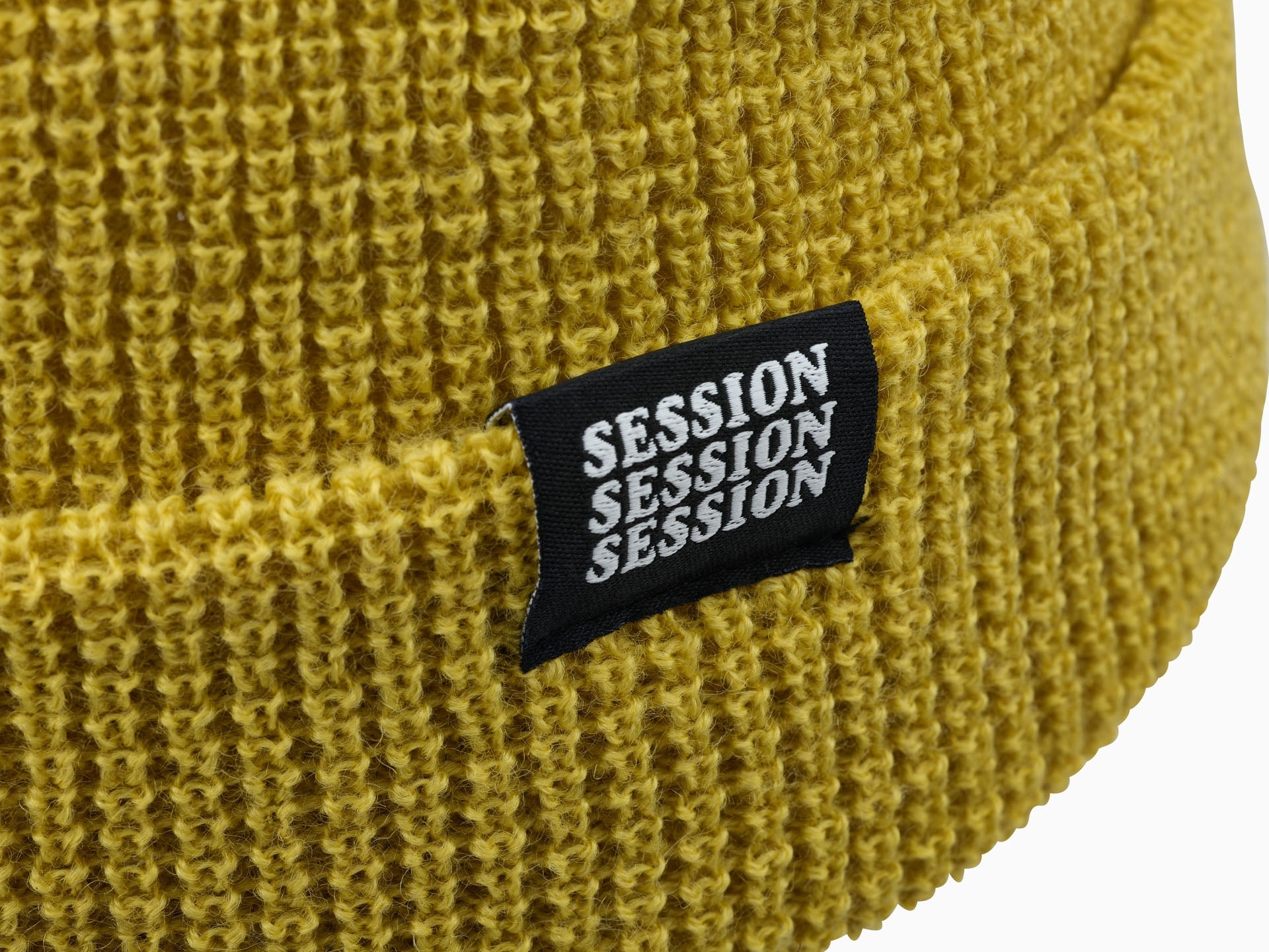 Acrylic Wool Beanie, Autumn Gold