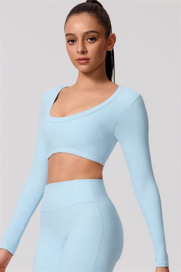 The Nestle Long Sleeve Crop Top