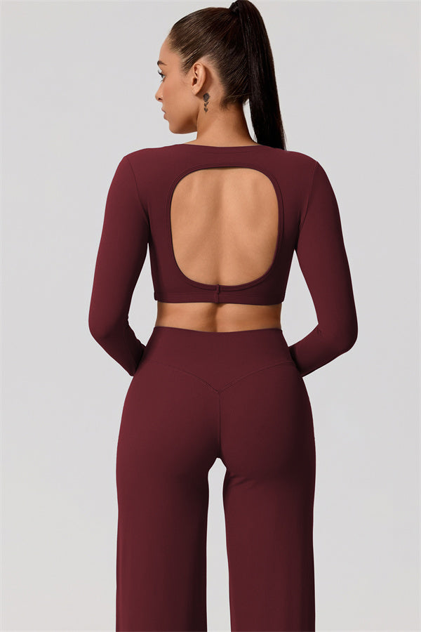 The Nestle Long Sleeve Crop Top