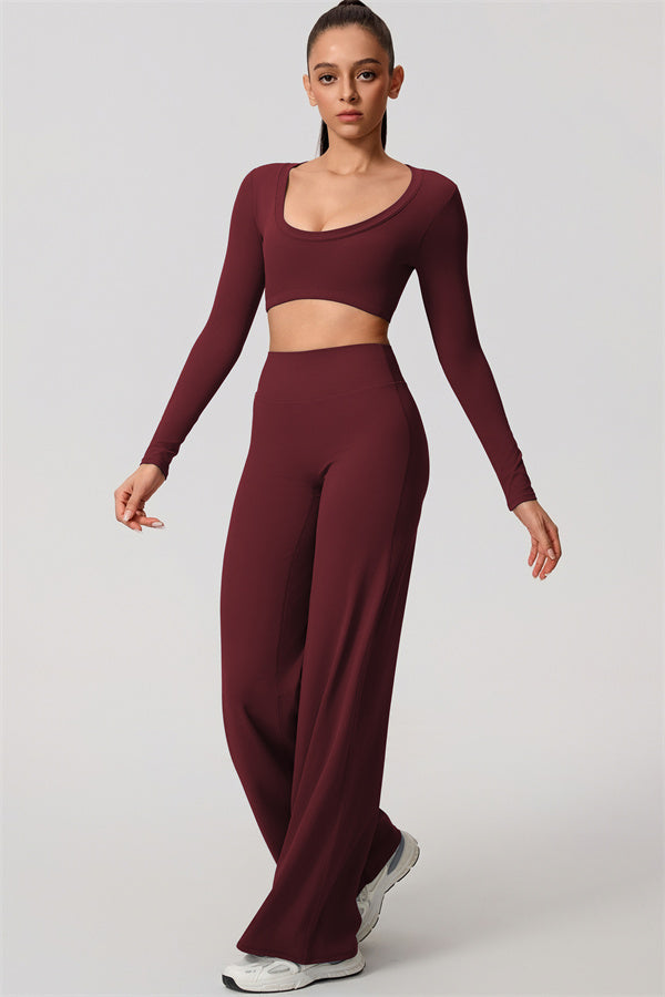 The Nestle Long Sleeve Crop Top