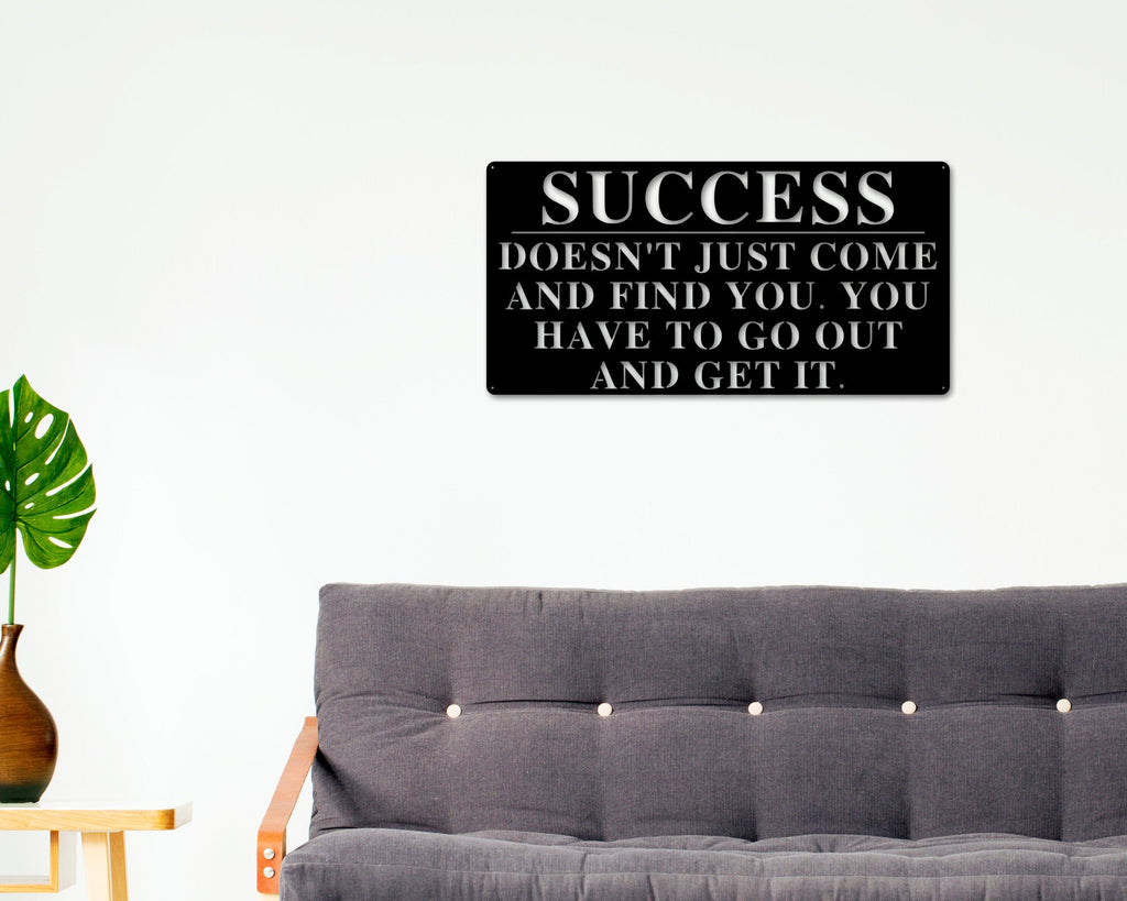 Motivational Sign, Personalized Quote sign, Sign For Entrepreneur, Motivational decor, Custom Metal Sign, Quote Sign, Enter Your Quote, Sign