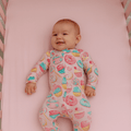 Sweet Tooth Zipper Footie